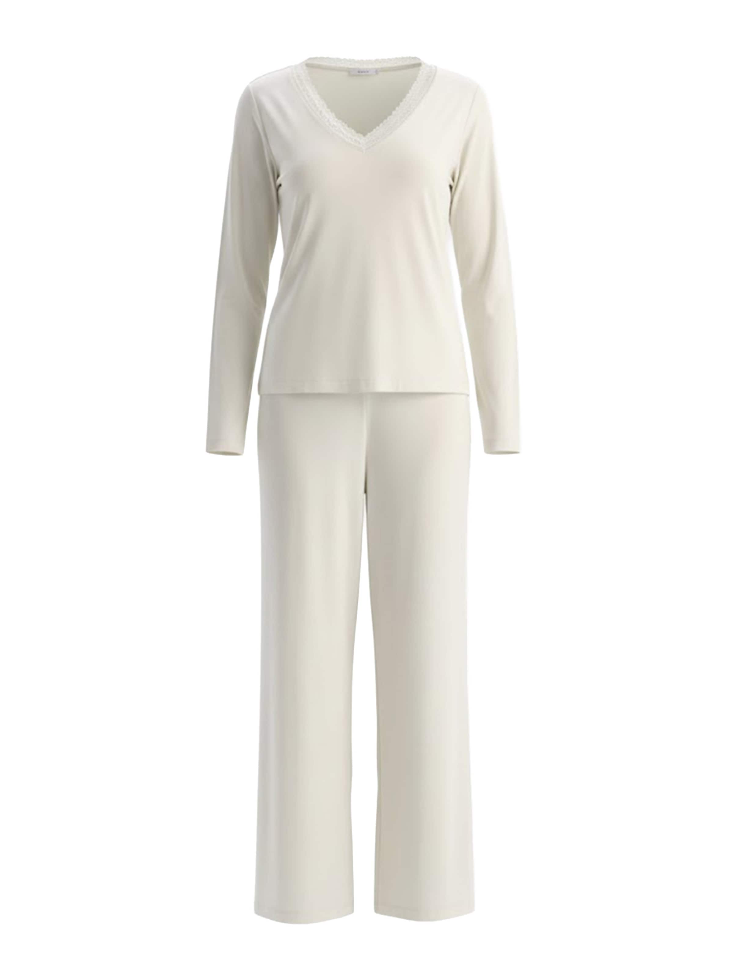 Pijama de la Dagi pe alb: față