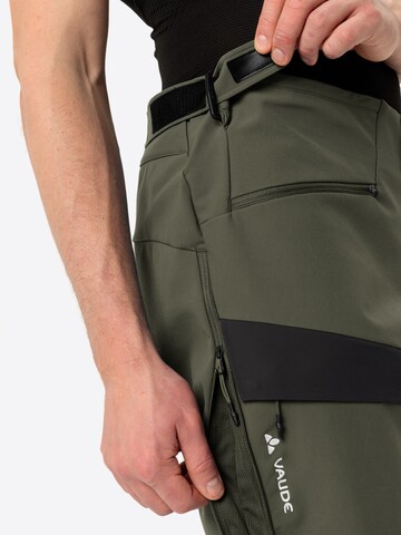 VAUDE Regular Outdoorbroek 'Monviso' in Groen