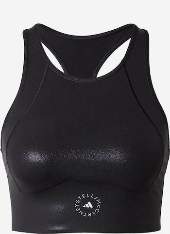 adidas by Stella McCartney Sports Top in Black: front