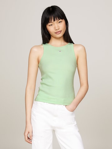 Tommy Jeans Top 'Essential' in Green: front