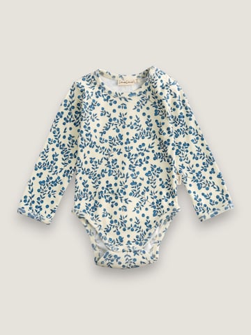 LouieLouie Strampler/Body 'Louie rib Blueberry Branches'‌‌‌‌‌‌‌‌‌‌ in Weiß: Vorderseite