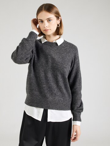 NÜMPH Pullover 'RIETTE' i grå: forside