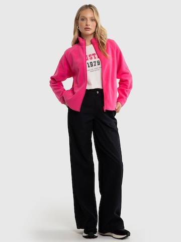 BIG STAR Fleece Jacket 'Sherley' in Pink