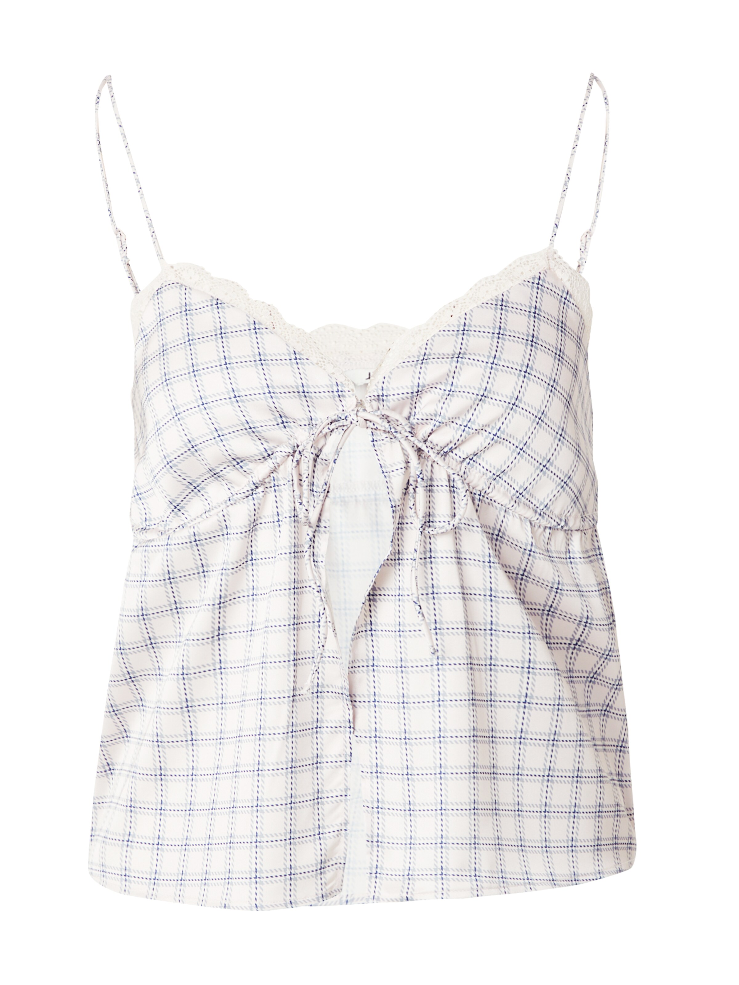 Monki - Top em azul: frente