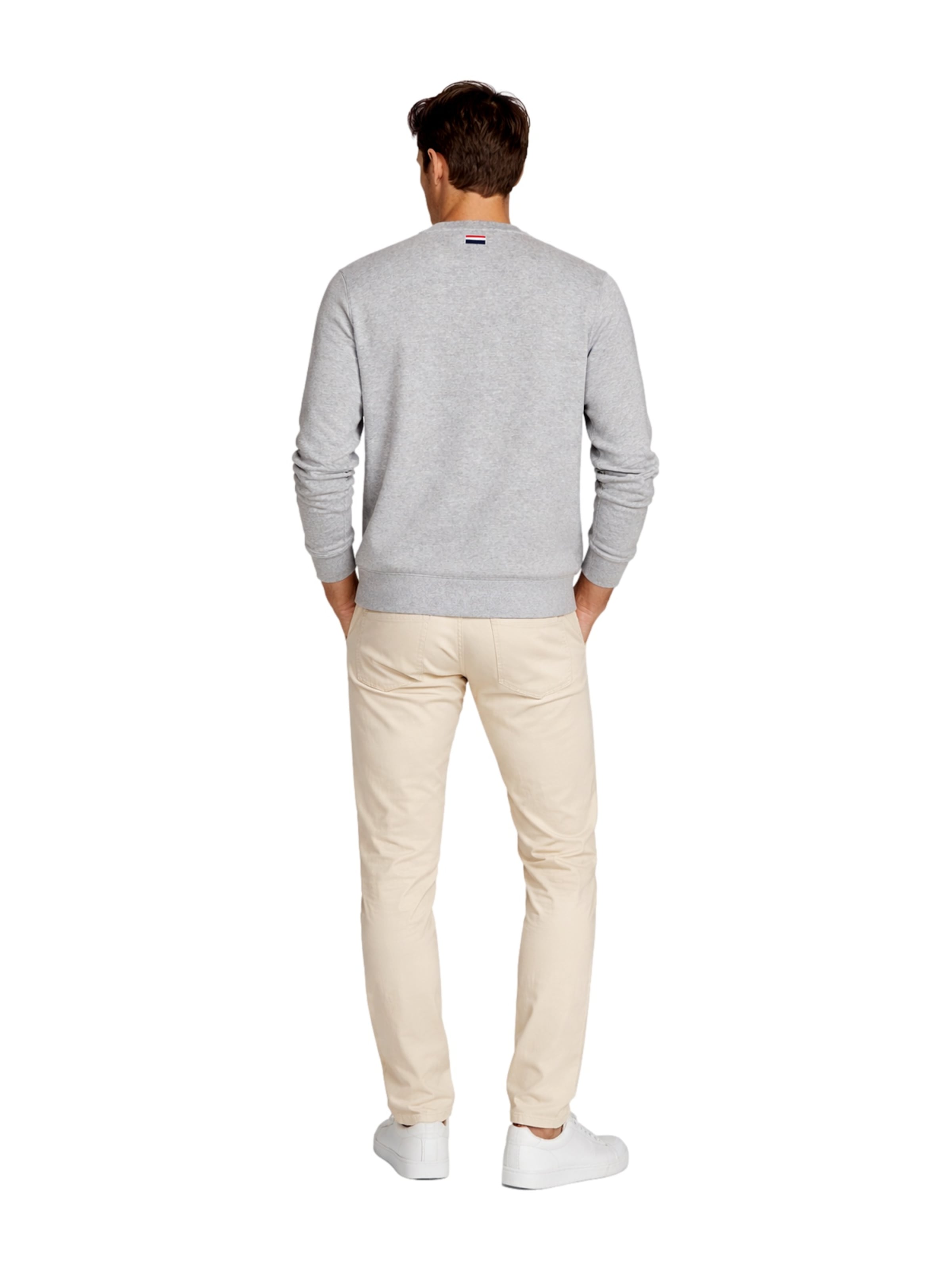 Bluză de molton de la U.S. POLO ASSN. pe gri