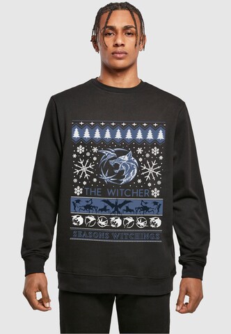 Sweat-shirt 'Witcher - Seasons Witchings' ABSOLUTE CULT en noir : devant