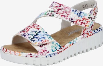 Rieker Sandal in White: front