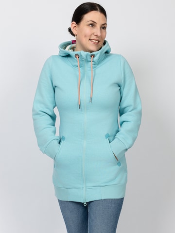 Veste de survêtement 'Kraug' salzhaut en bleu : devant