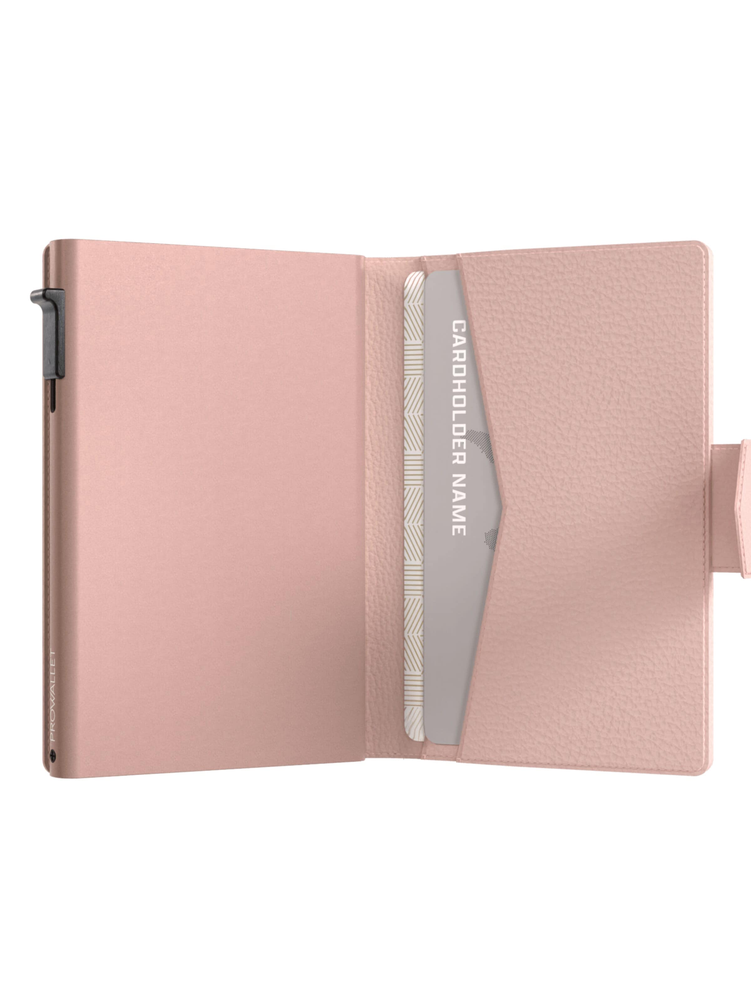 Prowallet Wallet 'Pasjeshouder Plus Pebble' in Pink