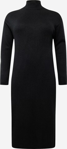 Robes en maille 'Kaden' Vero Moda Curve en noir : devant