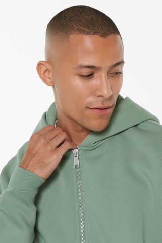 Harlem Soul /Damen BRU-NO Hoodie Jacket Oversized Unisex in Grün