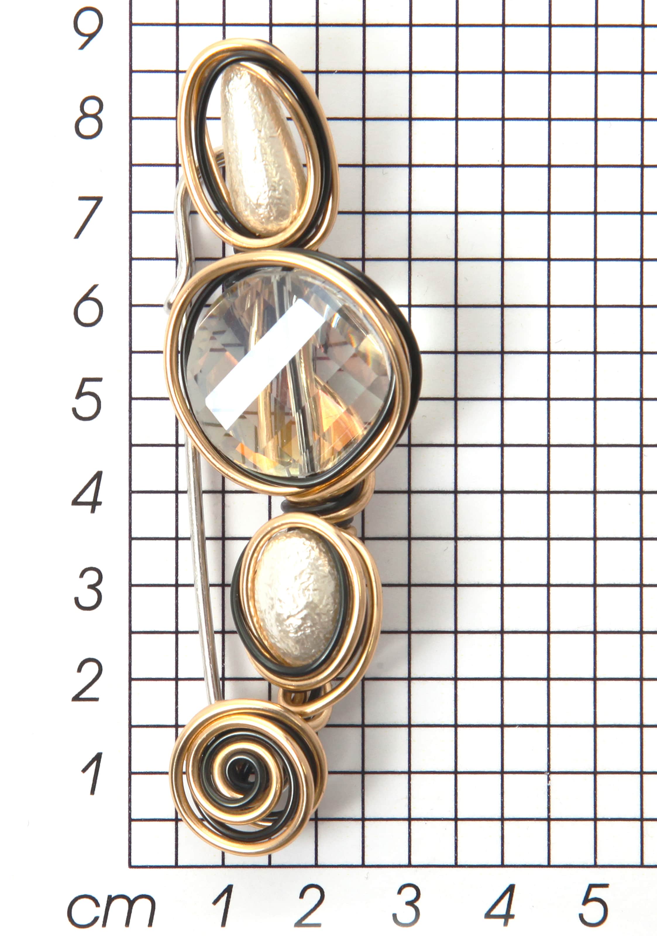 J. Jayz Brosche in Gold