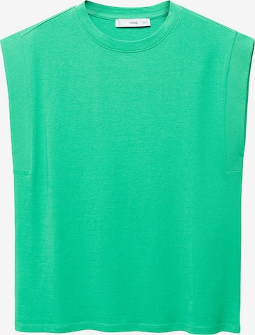 MANGO Koszulka 'VIRI' w kolorze zielony: przód