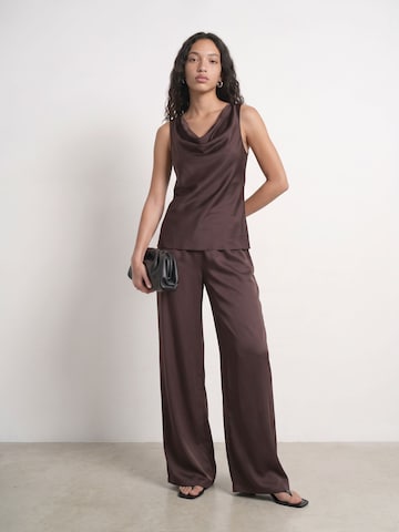 Regular Pantalon 'HDJILL' HYPEDROP en marron : devant