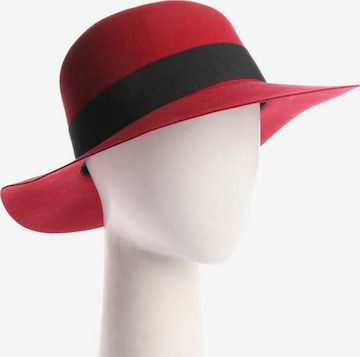 Maison Michel Hut XS-XL in Rot: Vorderseite