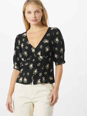 Dorothy Perkins Bluse in Schwarz