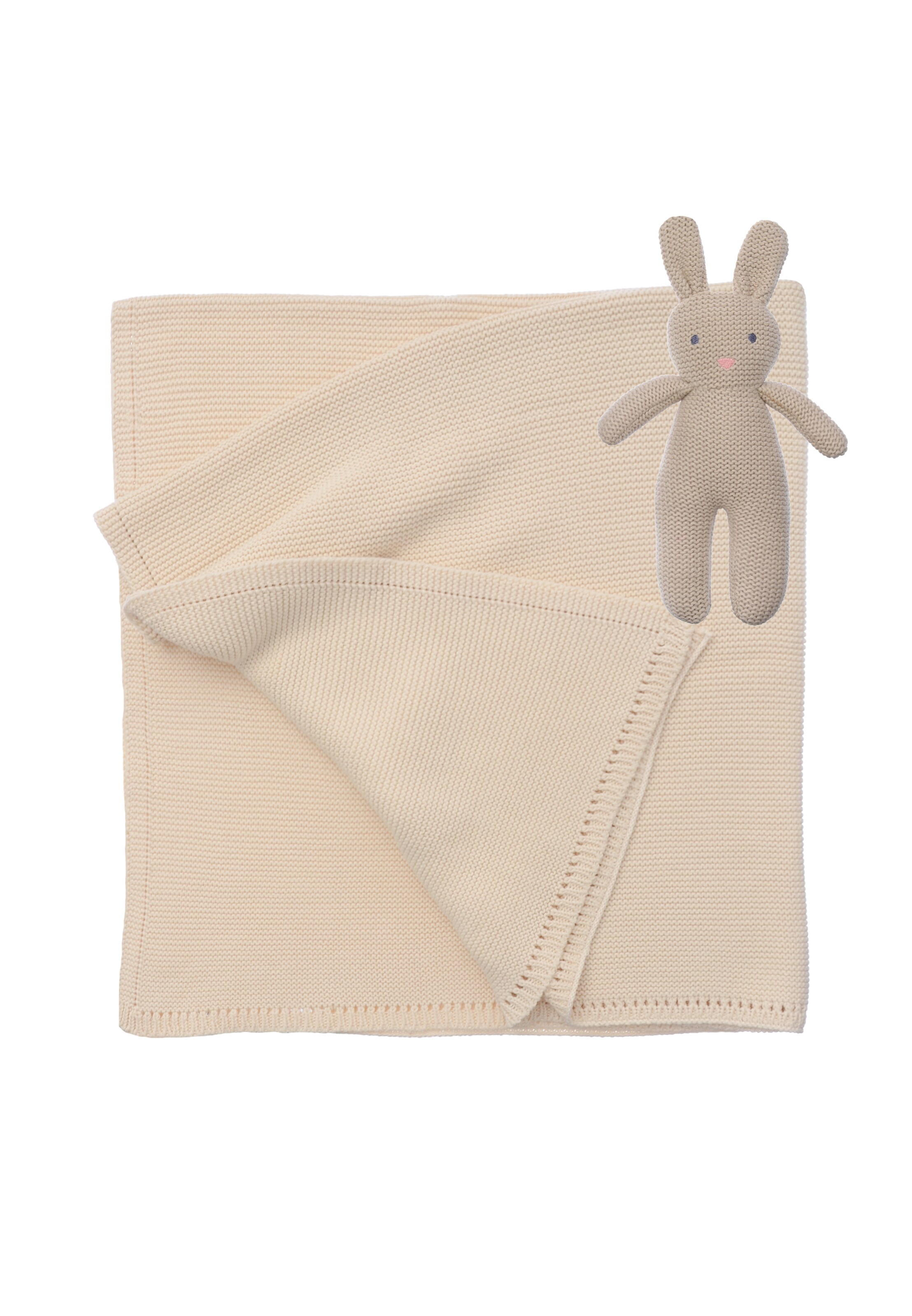 LILIPUT Set: Body, Decke, Kuscheltiere 'Kleines Wunder' in Beige