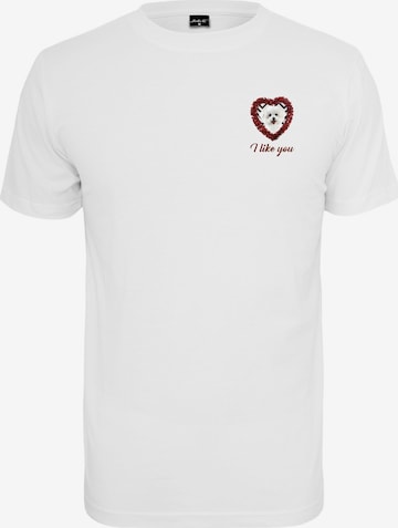 Merchcode Shirt 'Like You' in Wit: voorkant