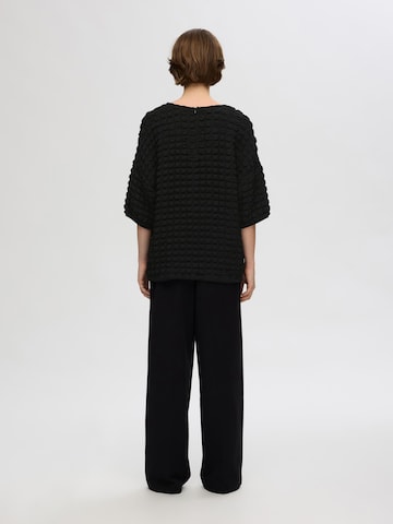 T-shirt SELECTED en noir