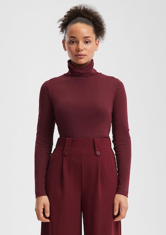 T-shirt QS en rouge : devant