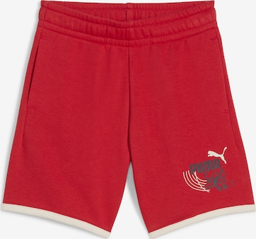 PUMA Regular Shorts in Rot: Vorderseite
