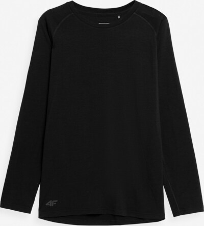 4F Functioneel shirt in de kleur Zwart, Productweergave