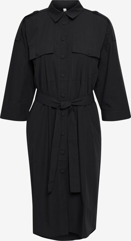 PULZ Jeans Shirt Dress 'Mya' in Black: front