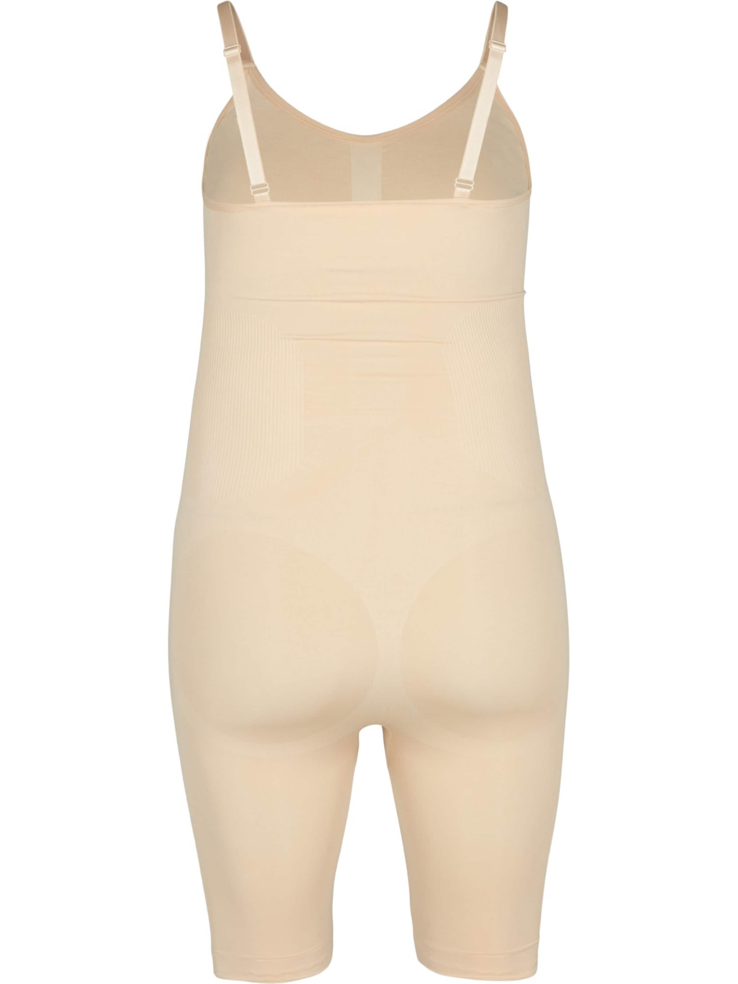 Devoted by Zizzi Shapingbody in Beige