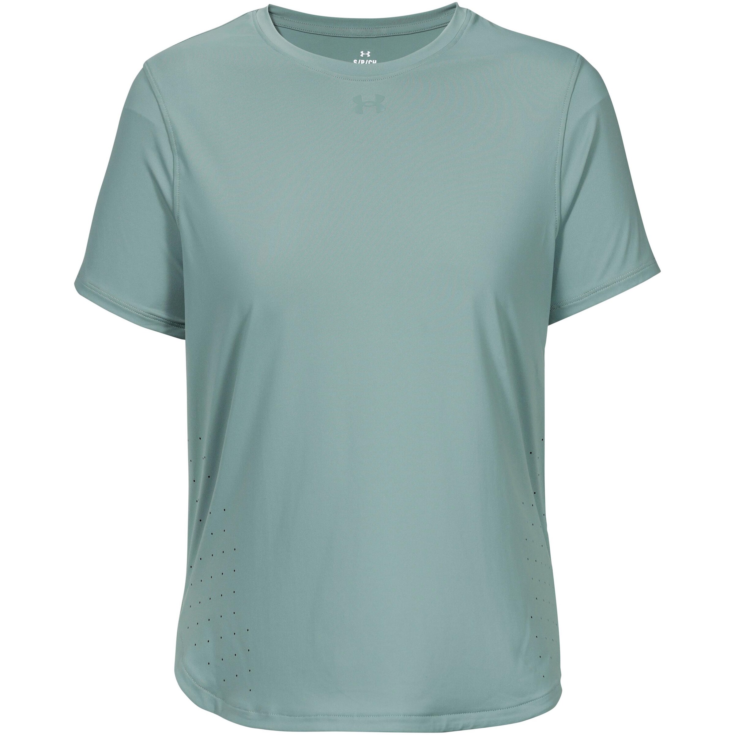 UNDER ARMOUR Performance Shirt 'Launch Elite' in Green: front
