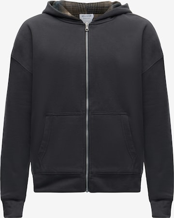 HOLLISTER Sweatjacke in Schwarz: Vorderseite