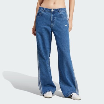 Wide Leg Jean 'Adicolor' ADIDAS ORIGINALS en bleu : devant