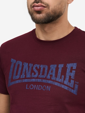 LONSDALE Póló - piros