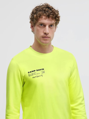 CAMP DAVID Sweatshirt in Yellow