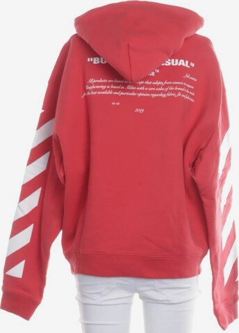 Off-White Sweatshirt & Zip-Up Hoodie in M in Red