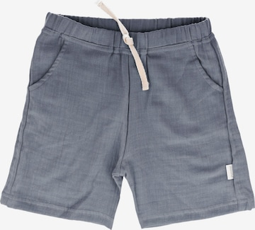 MAXIMO Hose 'GOTS MINI-Shorts,Musselinstoff' in Blau: Vorderseite
