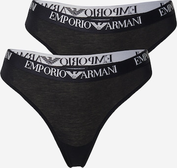 Emporio Armani Stringit värissä musta: etupuoli
