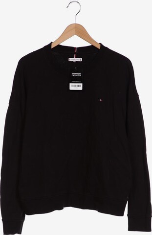 TOMMY HILFIGER Sweatshirt & Zip-Up Hoodie in 4XL in Black: front