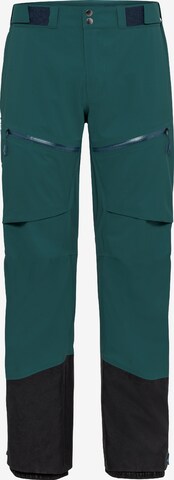 VAUDE Regular Outdoor Pants 'Monviso' in Green: front