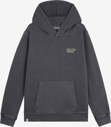 Scalpers Collegepaita 'Typeskull' värissä harmaa: etupuoli