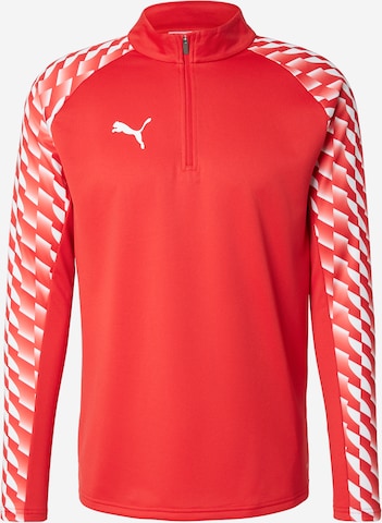 Maglia funzionale 'TeamLIGA26' di PUMA in rosso: frontale