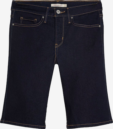 LEVI'S ® Slimfit Shorts 'SHAPING BERMUDA' in Blau: Vorderseite