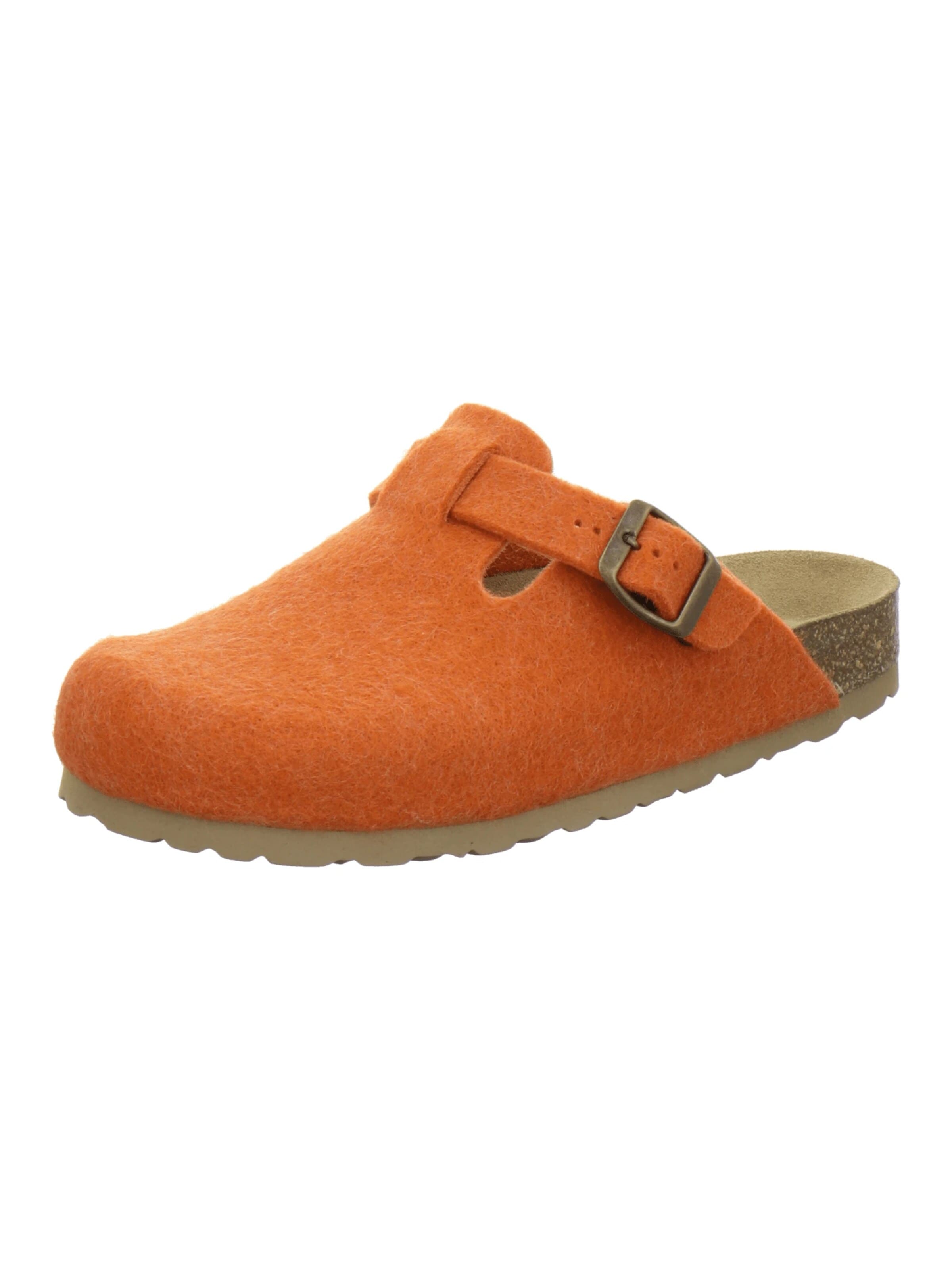 AFS-Schuhe - Zapatillas de casa 'Hausschuhe Damen Filz orange' en naranja: frente