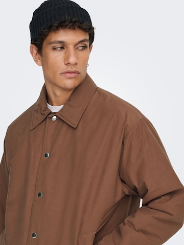 Only & Sons - Chaqueta de entretiempo 'ONSBratt' en marrón
