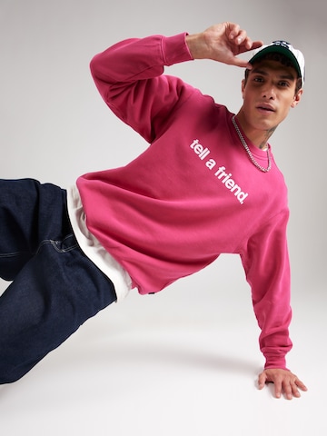 VANS - Sweatshirt em rosa: frente