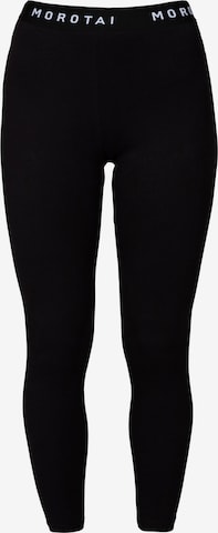 MOROTAI Workout Pants in Black: front