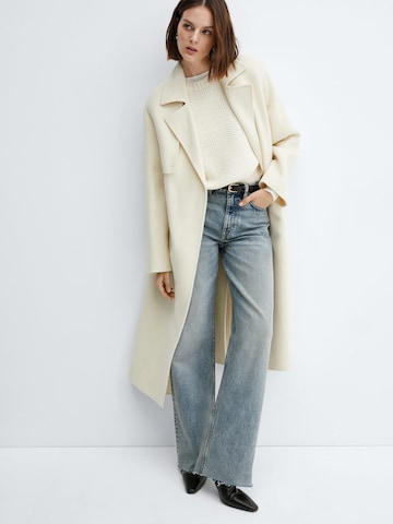 MANGO Wide Leg Jeans 'Denver' i blå