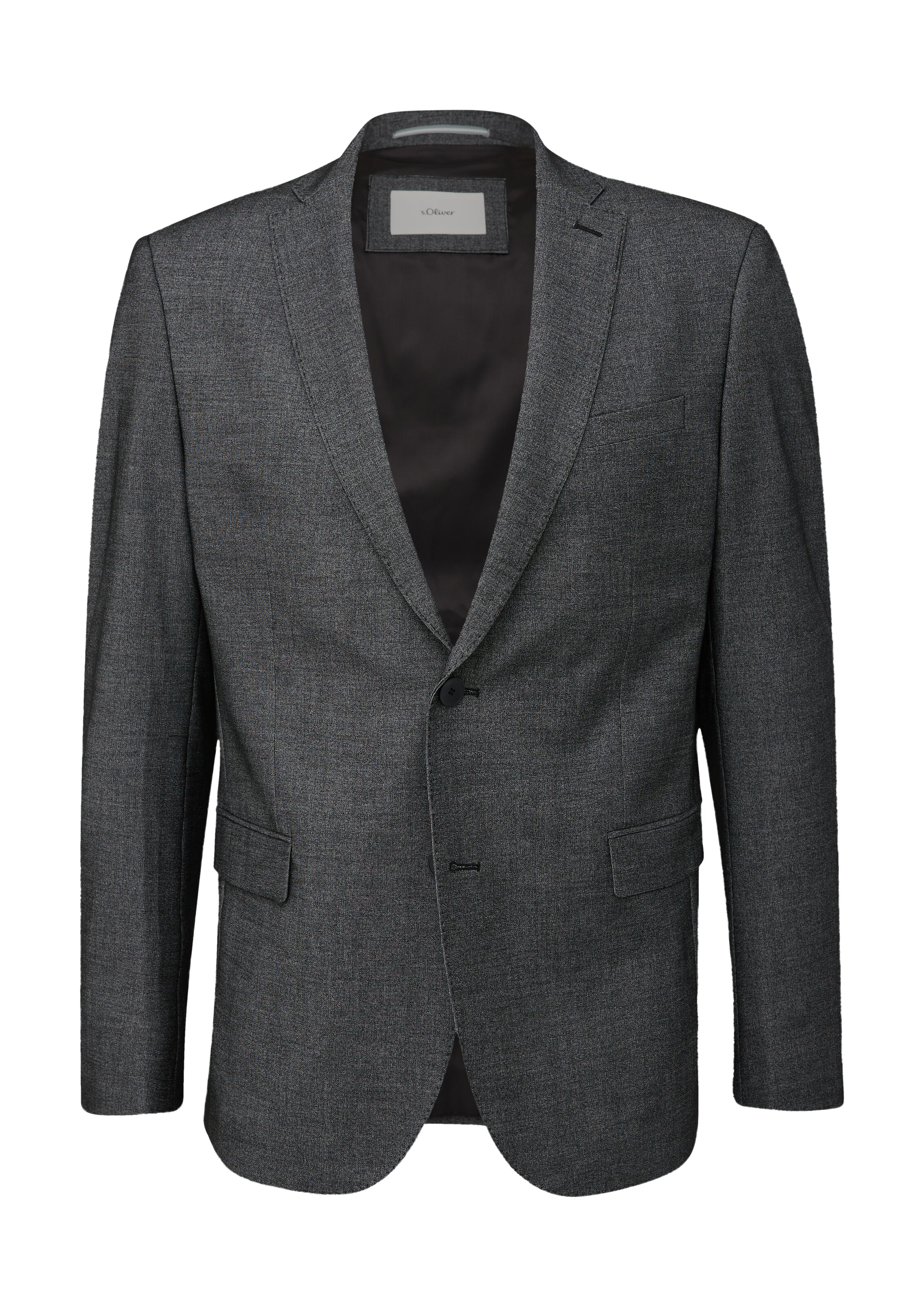 pelēks s.Oliver Slim fit Klasiska žakete 'Opure': no priekšpuses