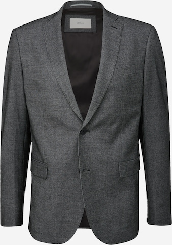 Coupe slim Veste de costume 'Opure' s.Oliver en gris : devant