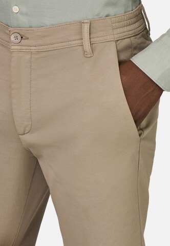 Boggi Milano Slimfit Broek in Bruin