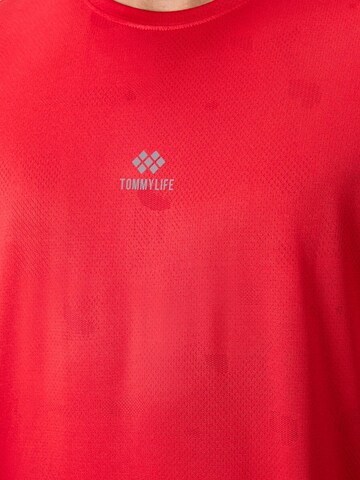Tommy Life - Camisa funcionais em vermelho